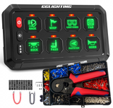 Photo of 8-Gang Switch Panel With RGB And Remote Control Bluetooth App by GGLighting - Premium for UTVs / Side by Sides
