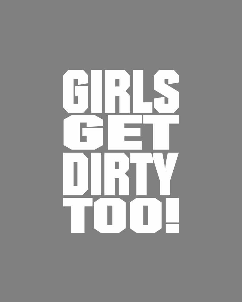 Photo of Girls Get Dirty Too! 3.0 4" x 3" by OFF-ROAD VIXENS CLOTHING CO. - Premium Decals for UTVs / Side by Sides