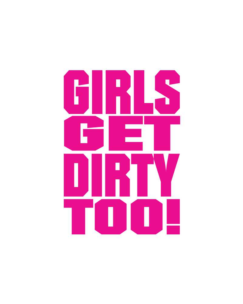 Photo of Girls Get Dirty Too! 3.0 4" x 3" by OFF-ROAD VIXENS CLOTHING CO. - Premium Decals for UTVs / Side by Sides