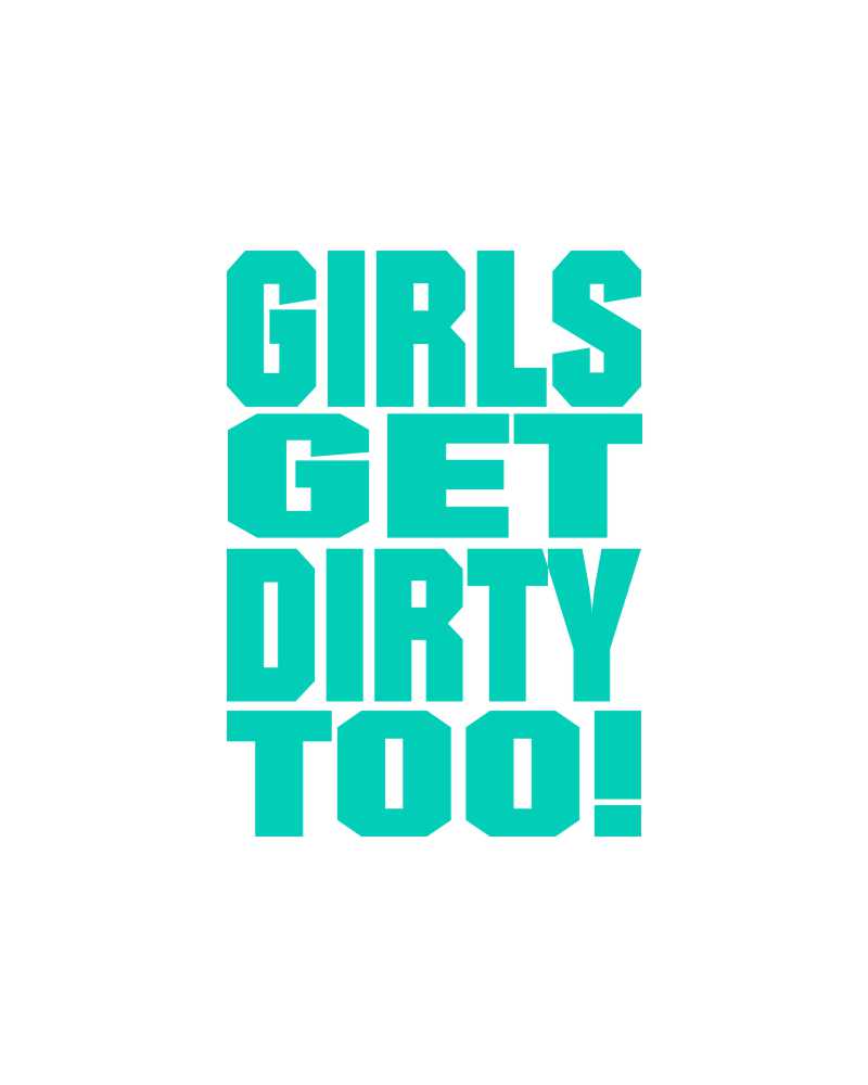 Photo of Girls Get Dirty Too! 3.0 4" x 3" by OFF-ROAD VIXENS CLOTHING CO. - Premium Decals for UTVs / Side by Sides