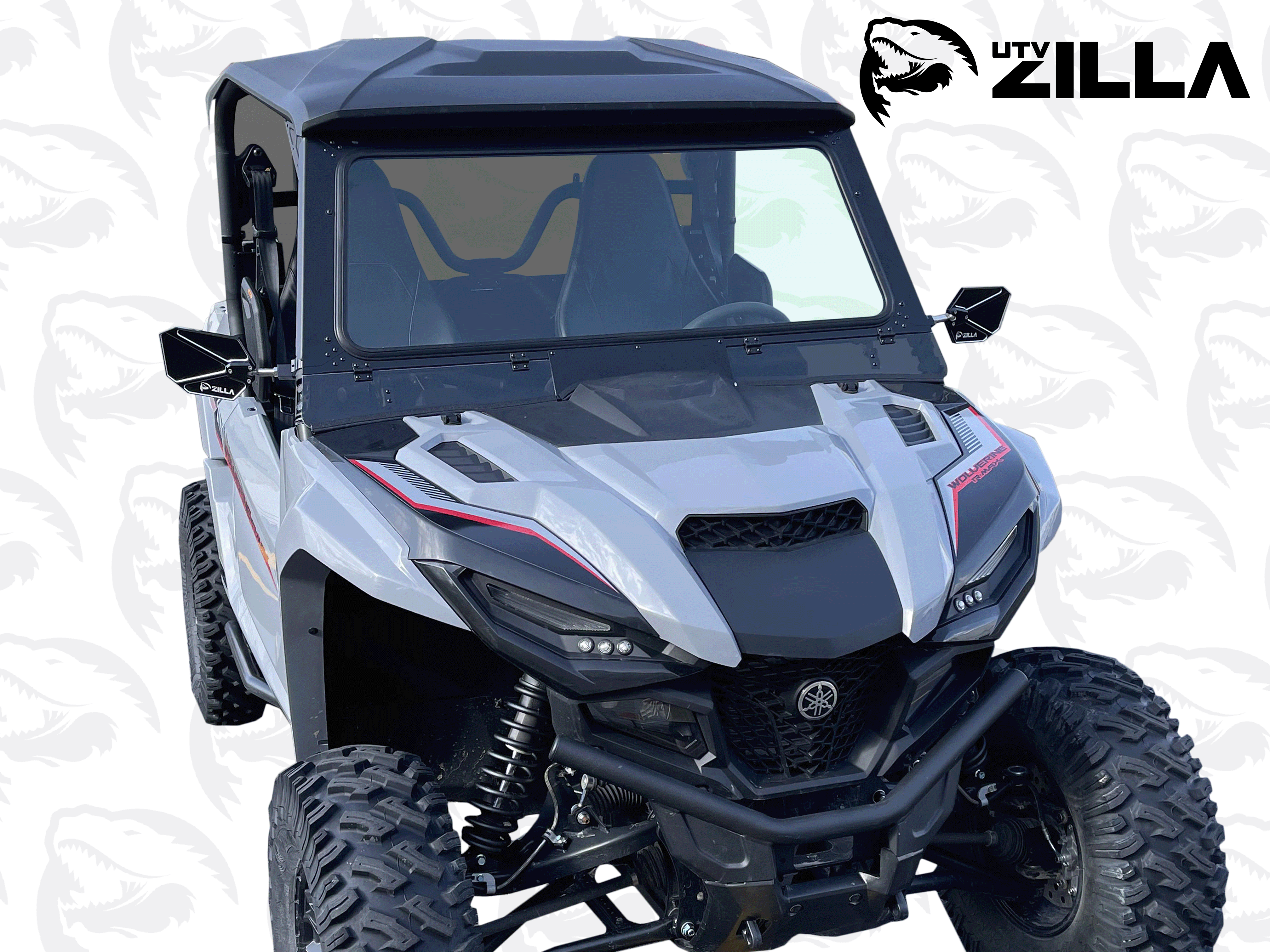 Photo of Yamaha Rmax 1000 Glass Windshield, Wolverine by UTVZILLA - Premium for UTVs / Side by Sides