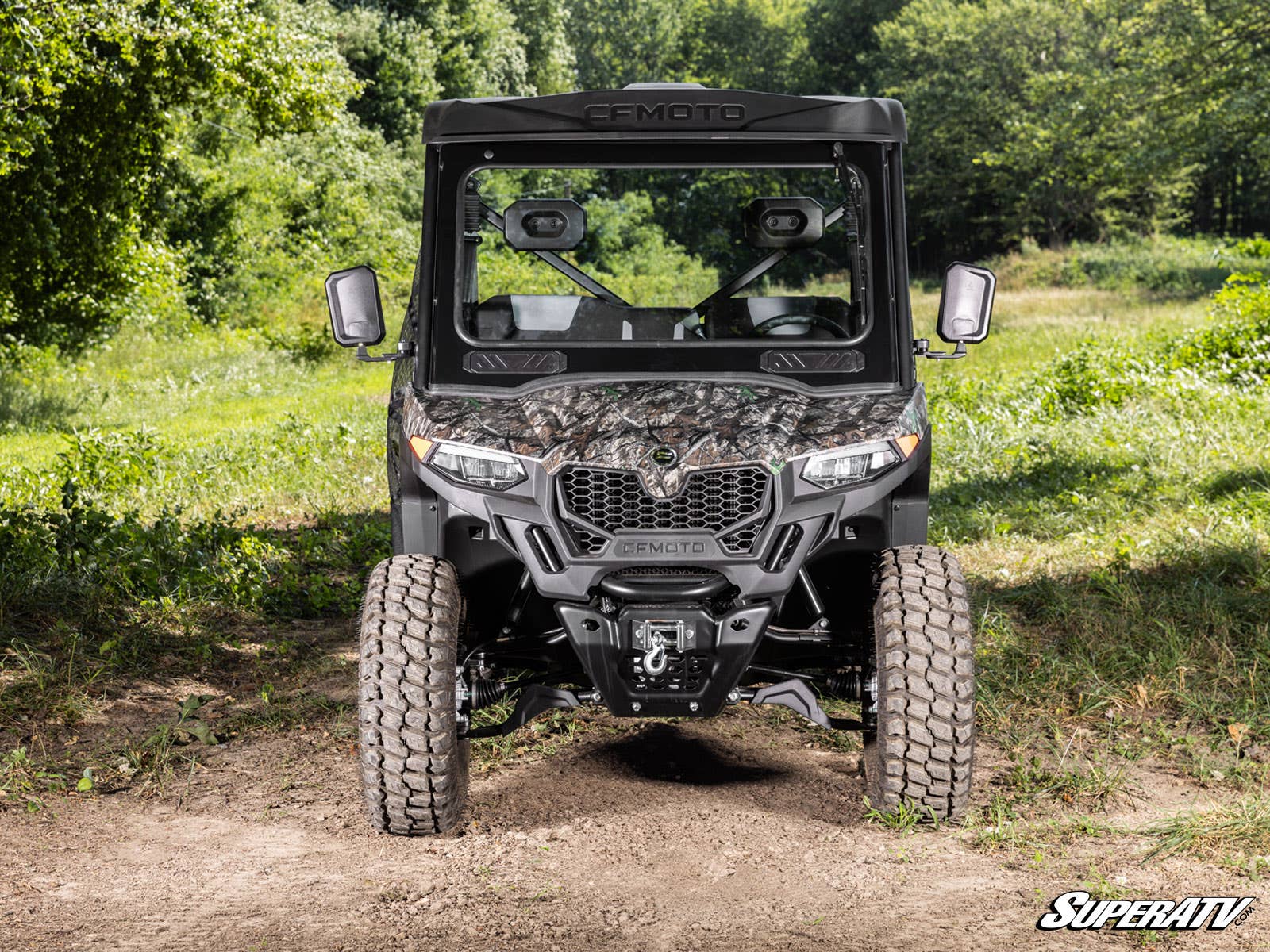 Photo of SuperATV CFMOTO UForce 600 Glass Windshield by SuperATV - Premium Windshields for UTVs / Side by Sides