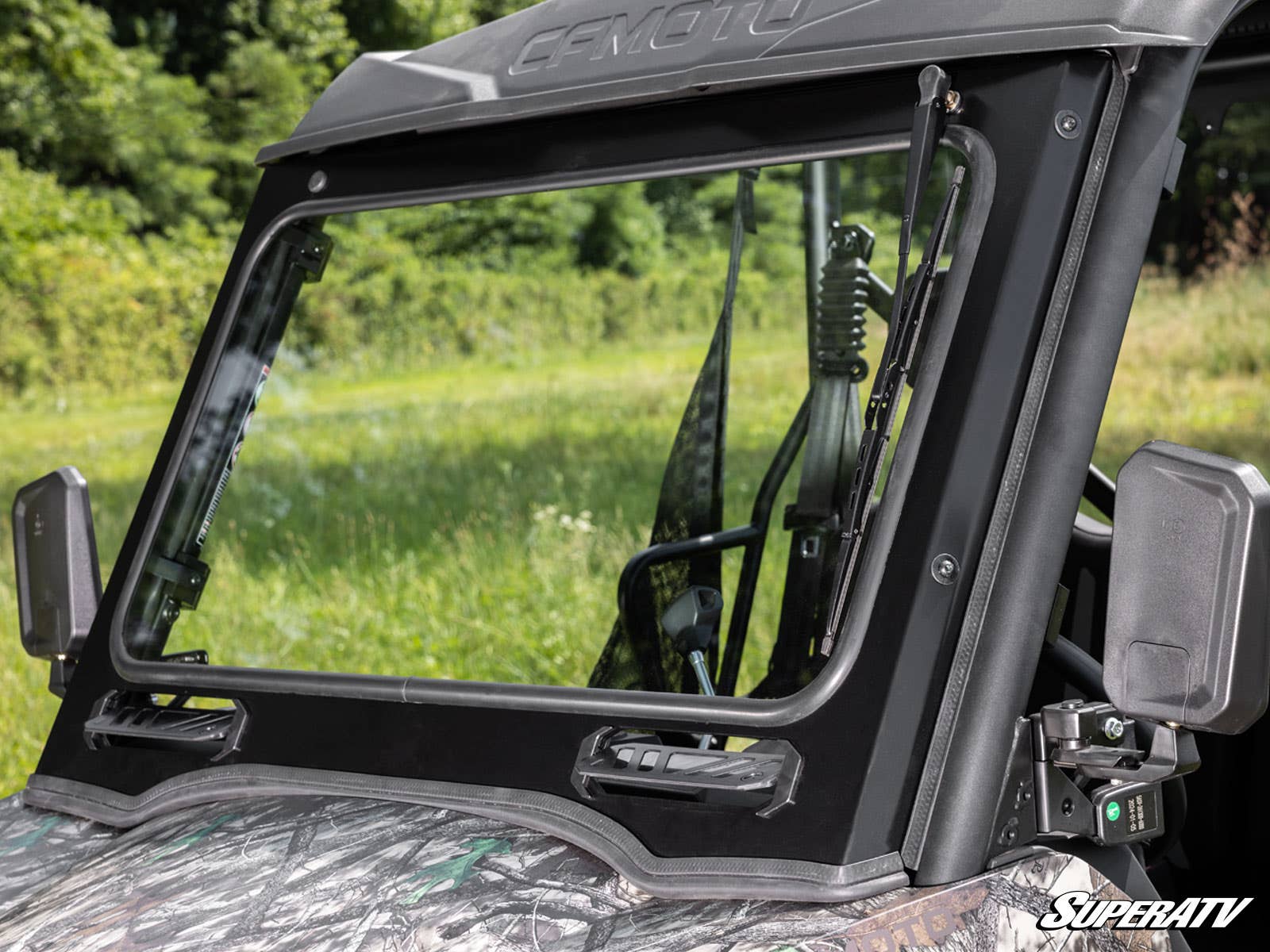 Photo of SuperATV CFMOTO UForce 600 Glass Windshield by SuperATV - Premium Windshields for UTVs / Side by Sides