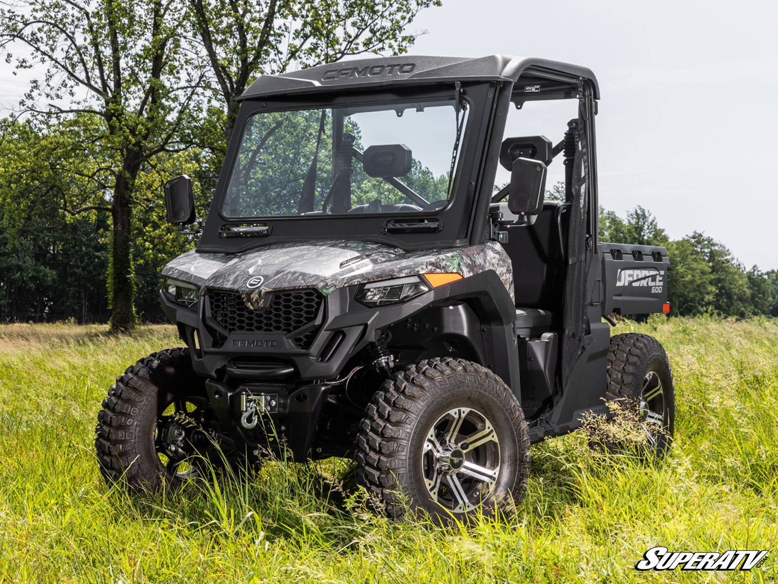 Photo of SuperATV CFMOTO UForce 600 Glass Windshield by SuperATV - Premium Windshields for UTVs / Side by Sides