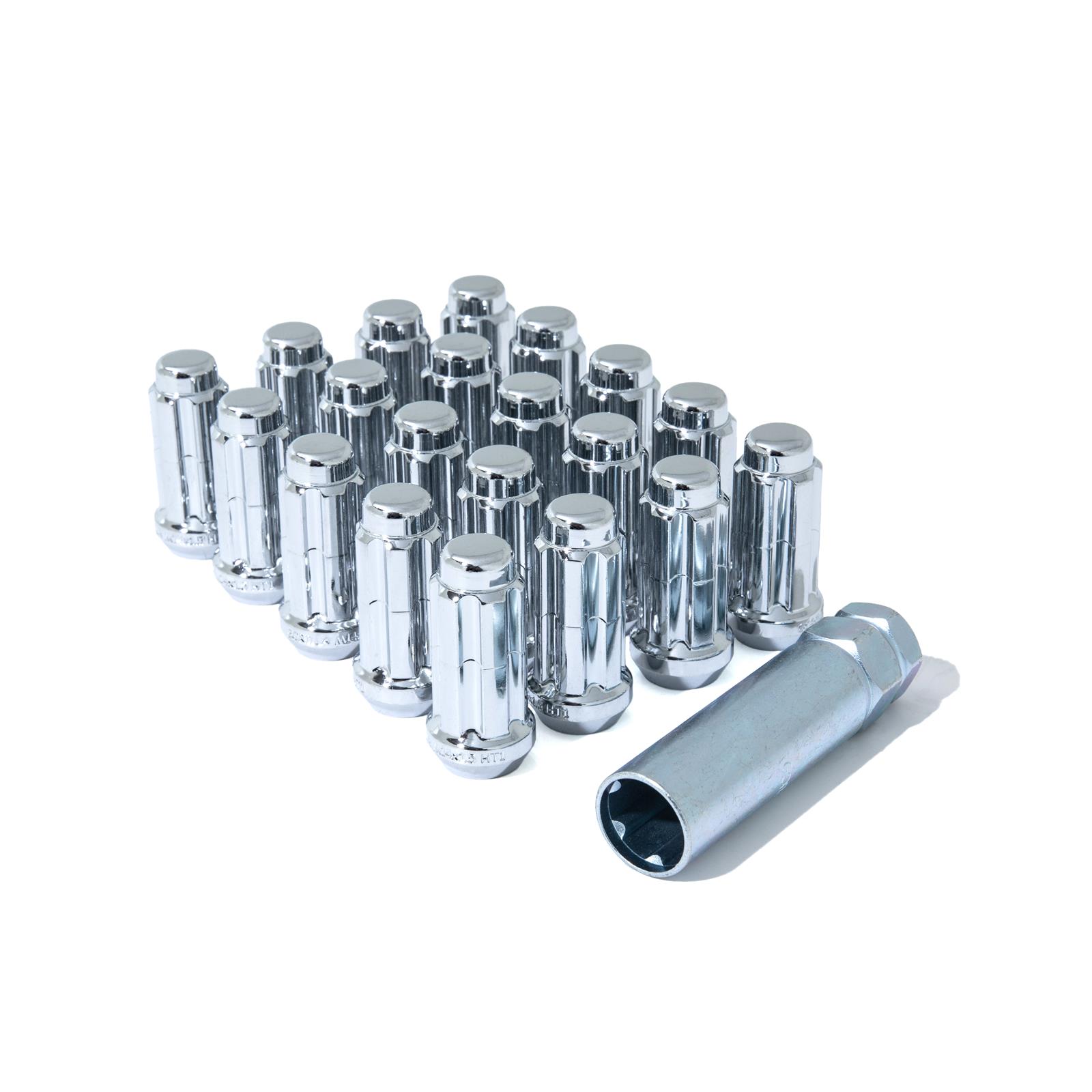 Photo of Gorilla 5 Lug Spline Drive M12-1.50 – Chrome by Gorilla Automotive - Premium Lug Nuts & Studs for UTVs / Side by Sides