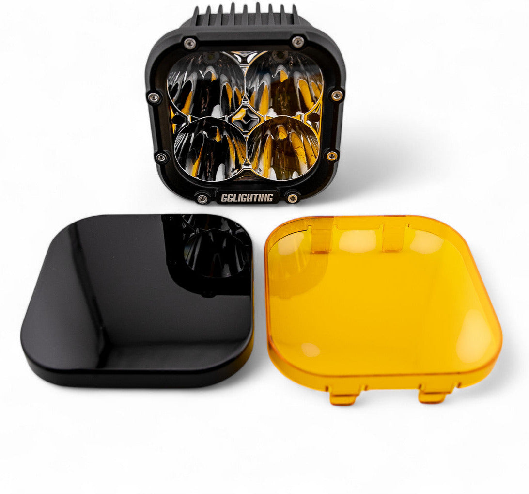 Photo of GP40 & XR40 Clip On Cover (Green, Amber or Black) by GGLighting - Premium for UTVs / Side by Sides