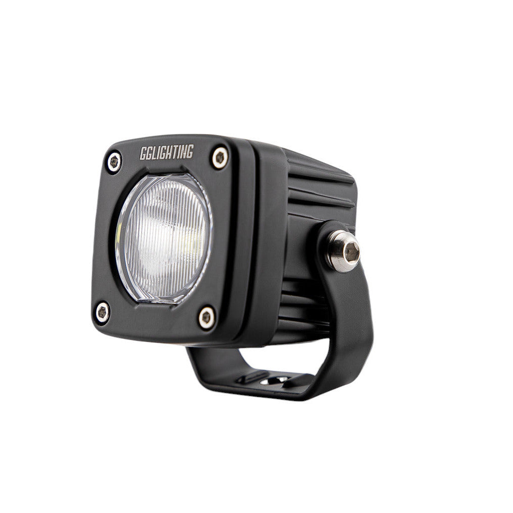 Photo of GP5 Single LED Pod Light Amber + Free Clear Lens by GGLighting - Premium for UTVs / Side by Sides