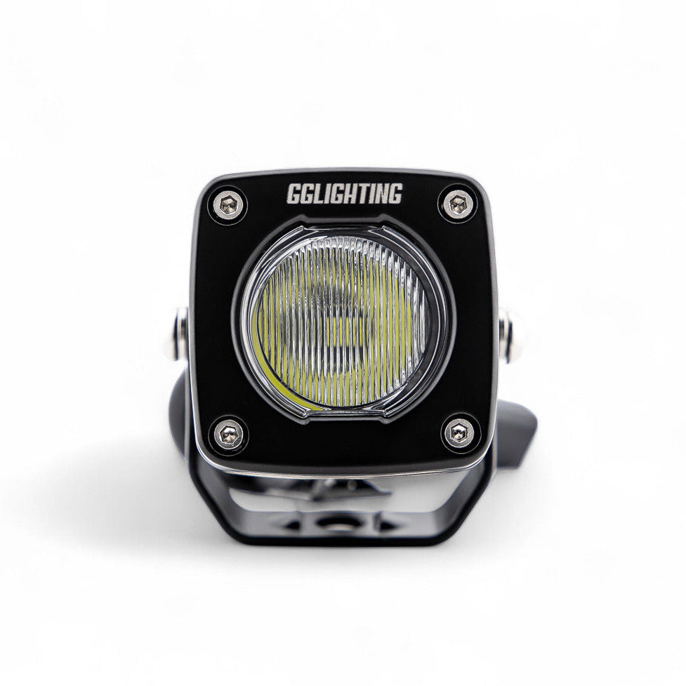 Photo of GP5 Single LED Pod Light Amber + Free Clear Lens by GGLighting - Premium for UTVs / Side by Sides