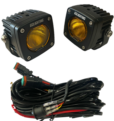 Photo of GP5 Offroad LED Pod Bundle With Free Wiring Harness by GGLighting - Premium for UTVs / Side by Sides