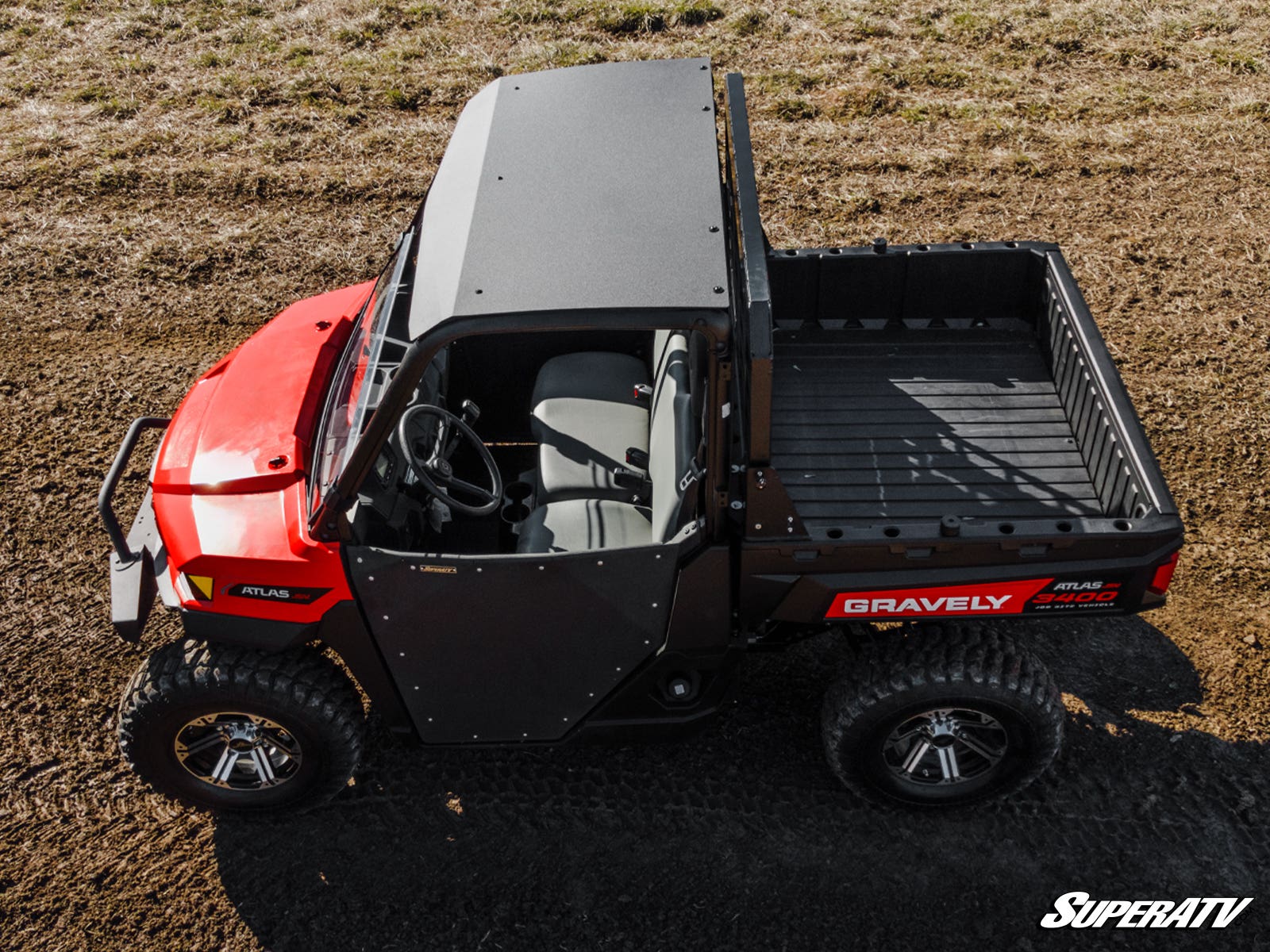 Photo of SuperATV Gravely Atlas JSV 3400 Aluminum Roof by SuperATV - Premium Roofs for UTVs / Side by Sides
