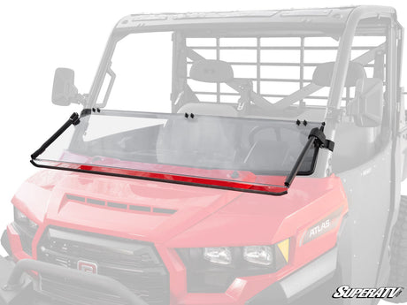 Photo of SuperATV Gravely Atlas JSV Scratch-Resistant Flip Down Windshield by SuperATV - Premium Windshields for UTVs / Side by Sides