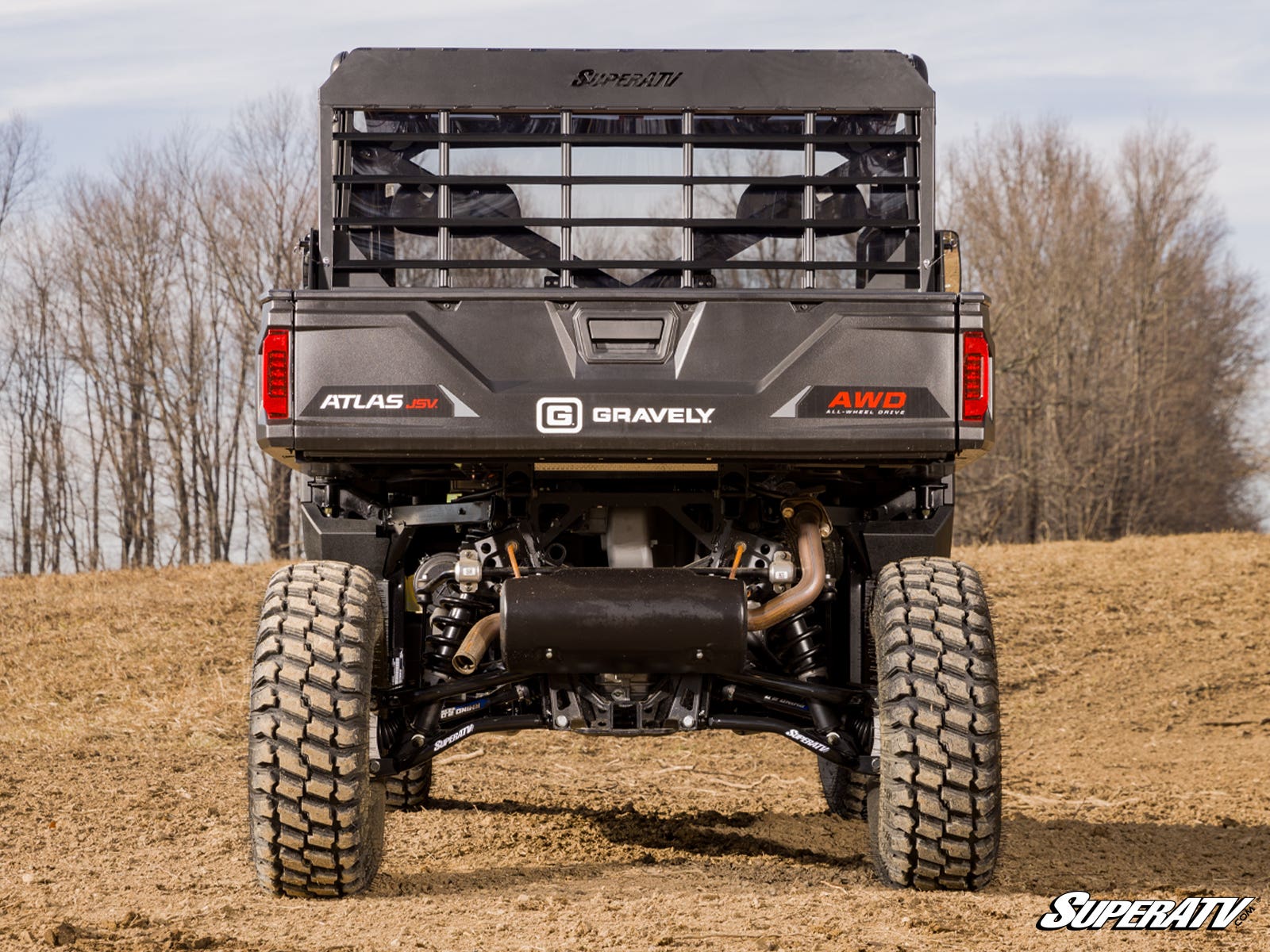Photo of SuperATV Gravely Atlas JVS High-Clearance 1.5" Rear Offset A-Arms by SuperATV - Premium A-Arms & Control Arms for UTVs / Side by Sides