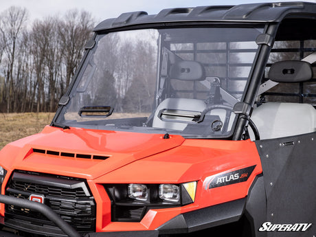 Photo of SuperATV Gravely Atlas Vented Full Windshield by SuperATV - Premium Windshields for UTVs / Side by Sides