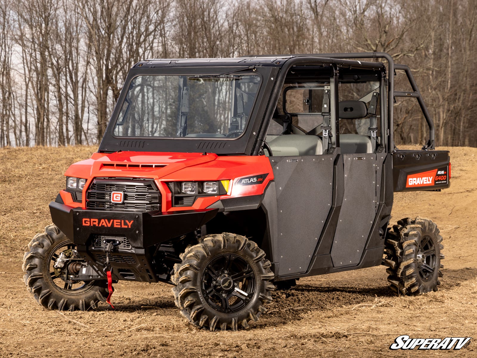 Photo of SuperATV Gravely Atlas JSV Glass Windshield by SuperATV - Premium Windshields for UTVs / Side by Sides