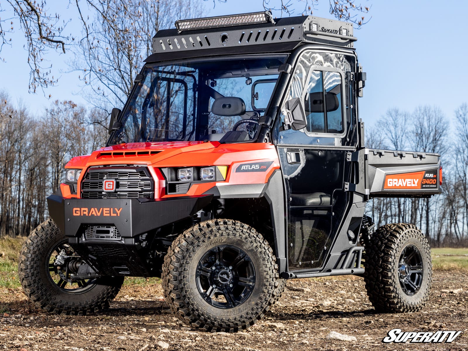 Photo of SuperATV Gravely Atlas 3400 JSV Heavy-Duty Nerf Bars by SuperATV - Premium Nerf Bars for UTVs / Side by Sides