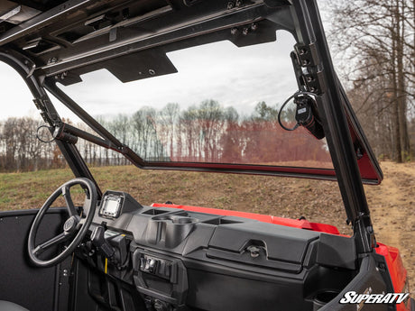 Photo of SuperATV Gravely Atlas JSV MaxDrive Power Flip Glass Windshield by SuperATV - Premium Windshields for UTVs / Side by Sides