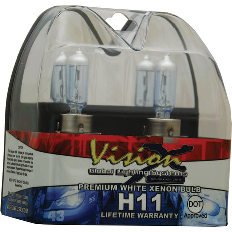 Photo of Super White Fog Bulb Set H11 Low 55 Watt by Vision X Off-Road - Premium Head Lights for UTVs / Side by Sides