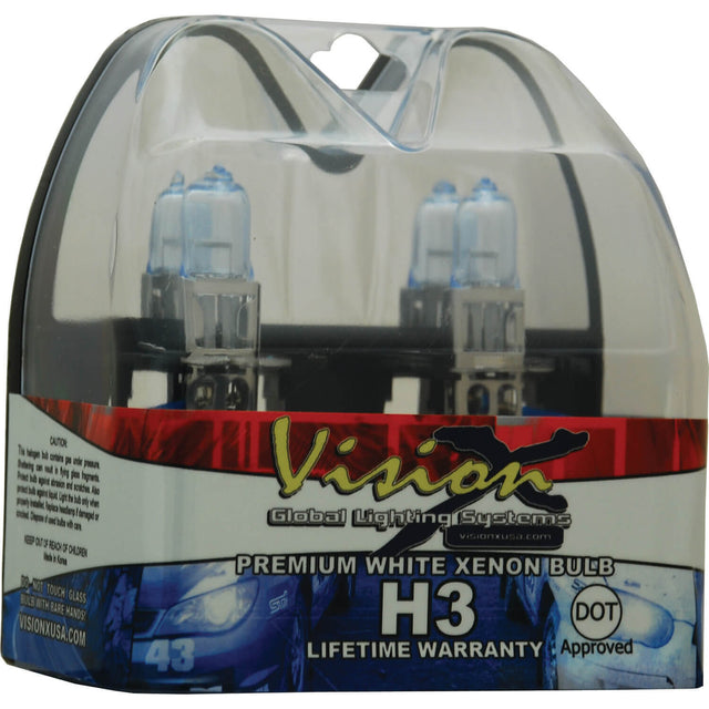 Photo of Superwhite Fog Bulb Set H3 66 Watt by Vision X Off-Road - Premium Halogen Bulb for UTVs / Side by Sides