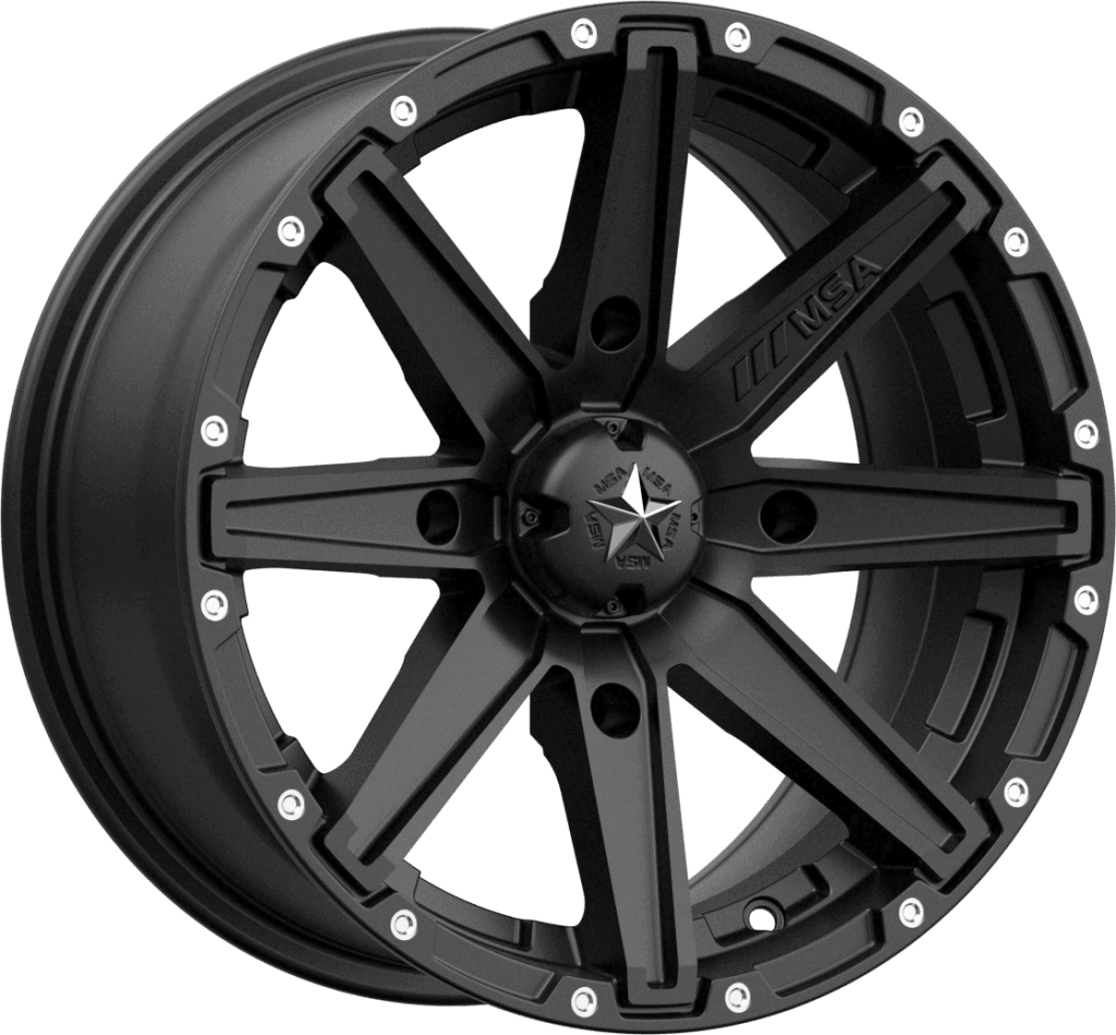 Photo of MSA M33 Clutch Wheel - Satin Black by MSA Offroad Wheels - Premium for UTVs / Side by Sides