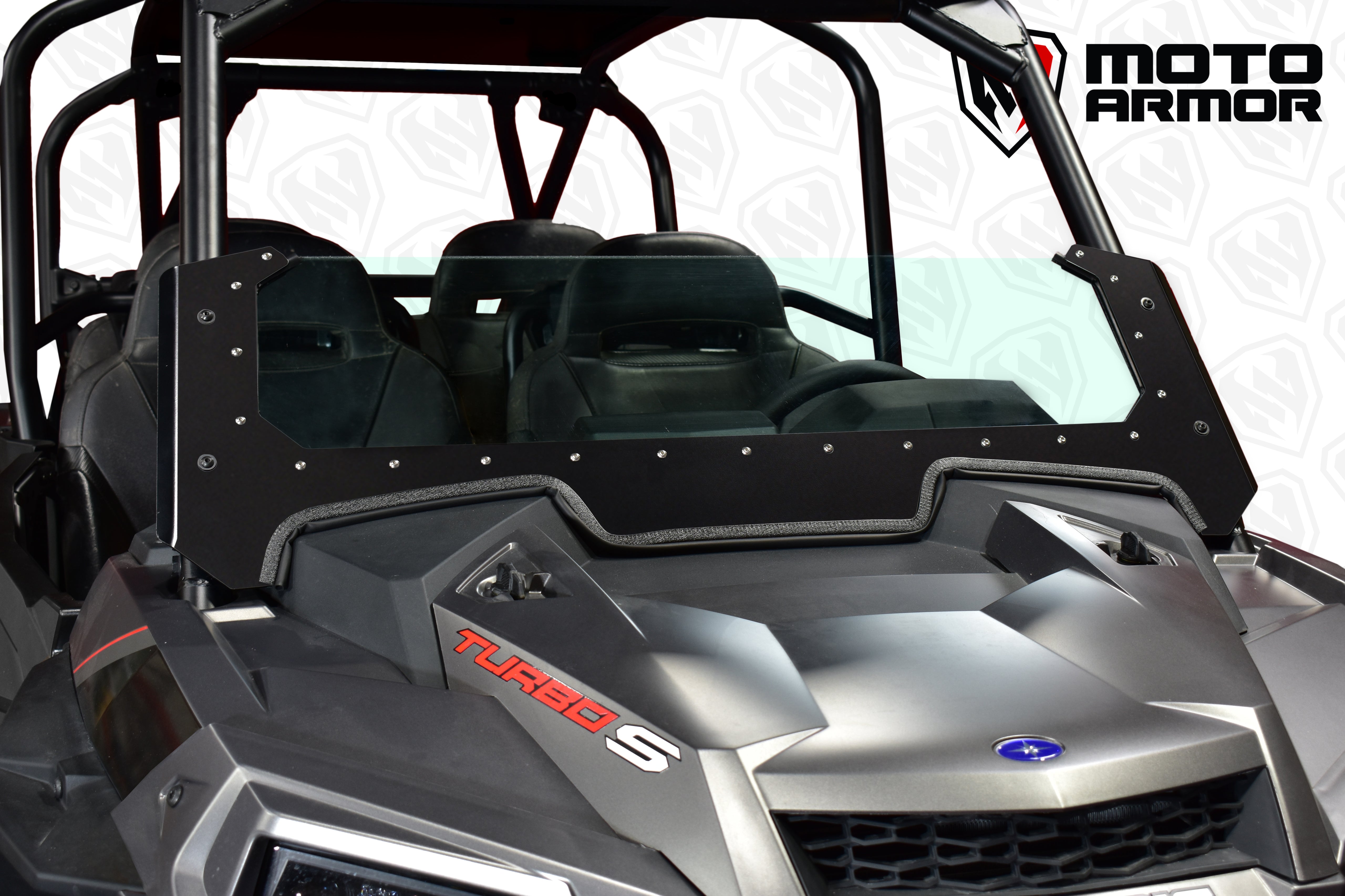 Photo of RZR 2019+ Glass Half Windshield by Moto Armor - Premium for UTVs / Side by Sides