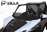 Photo of Polycarbonate TINTED Half Windshield with quick straps for KRX by UTVZILLA - Premium for UTVs / Side by Sides