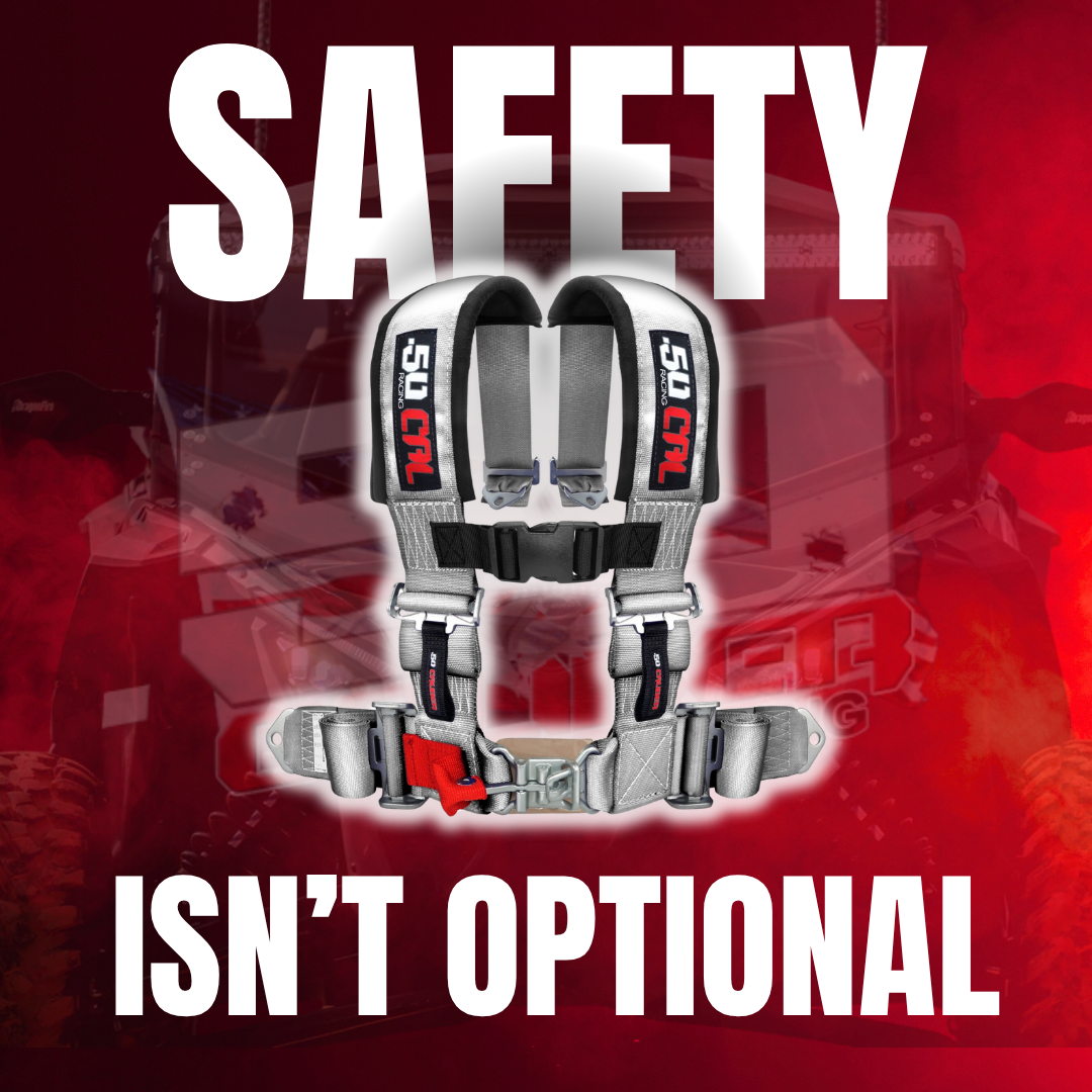 Photo of 2" 4-Point Harness Seat Belt by 50 Caliber Racing - Premium Harnesses for UTVs / Side by Sides