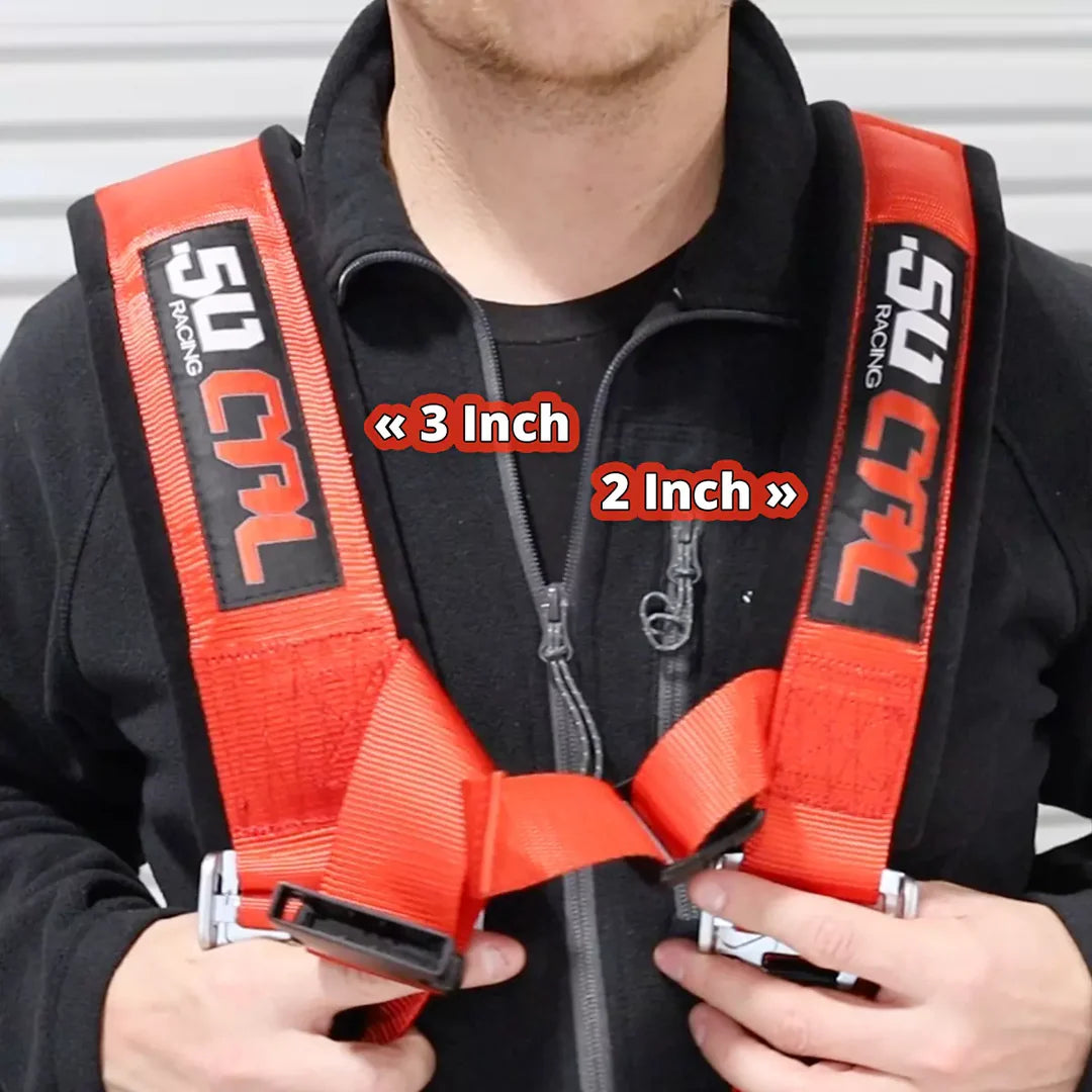 50 Caliber 4 point safety harness seat belt