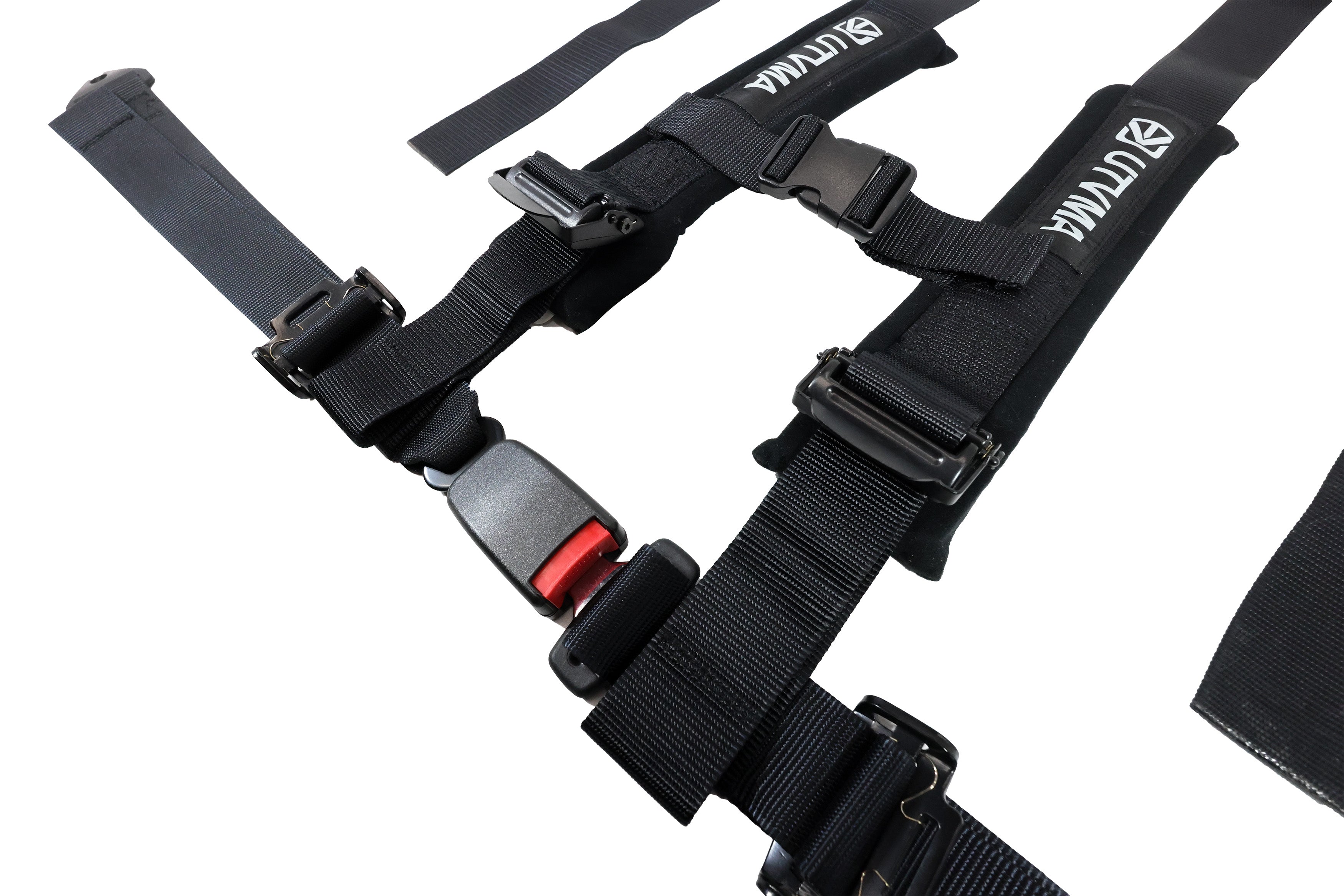 Photo of Two Harness Pack Auto Buckle with Harness Collars by UTV Mountain Accessories - Premium for UTVs / Side by Sides