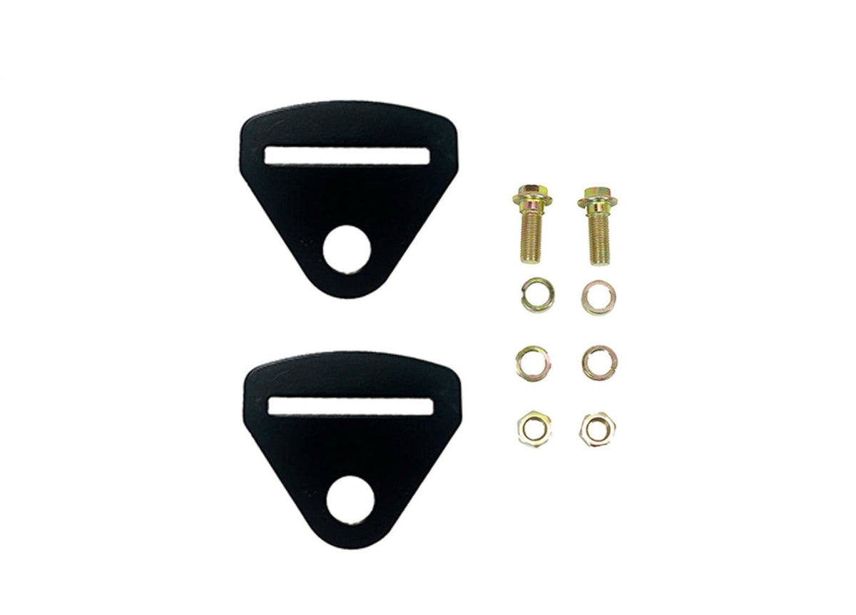 Pair of UTV harness mounting-point plates