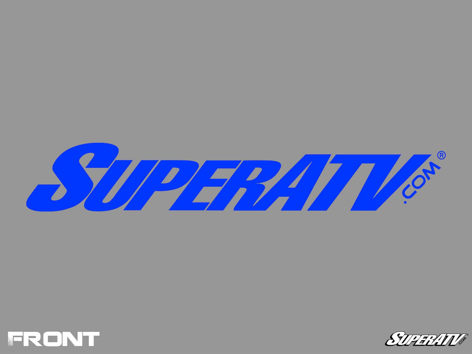 Photo of SuperATV Gray and Blue SuperATV Trucker Hat by SuperATV - Premium Apparel & Accessories for UTVs / Side by Sides