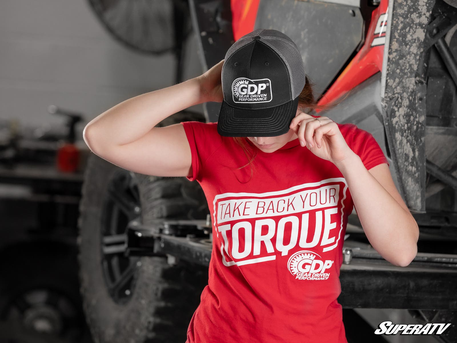 Photo of SuperATV GDP Trucker Hat by SuperATV - Premium Apparel & Accessories for UTVs / Side by Sides