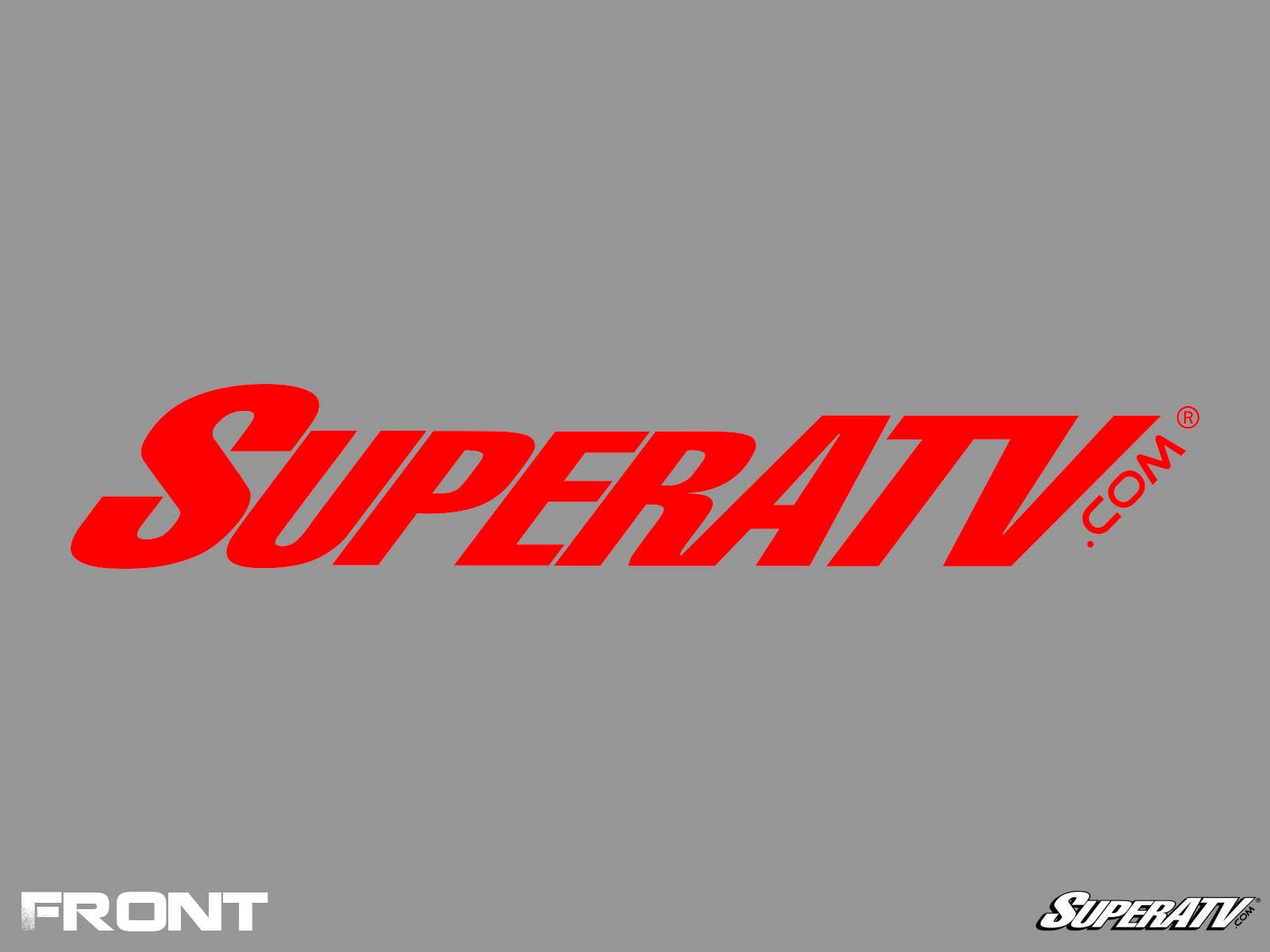 Photo of SuperATV Gray and Red SuperATV Trucker Hat by SuperATV - Premium Apparel & Accessories for UTVs / Side by Sides