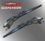 Pair of raw HCR rear trailing arms for Polaris RZR XP 1000 and XP Turbo