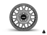 Standard XT Warrior Tires 30x10x15 on 15x7 Assault Industries Hellfire Matte Titanium Wheels 4/136 Pattern