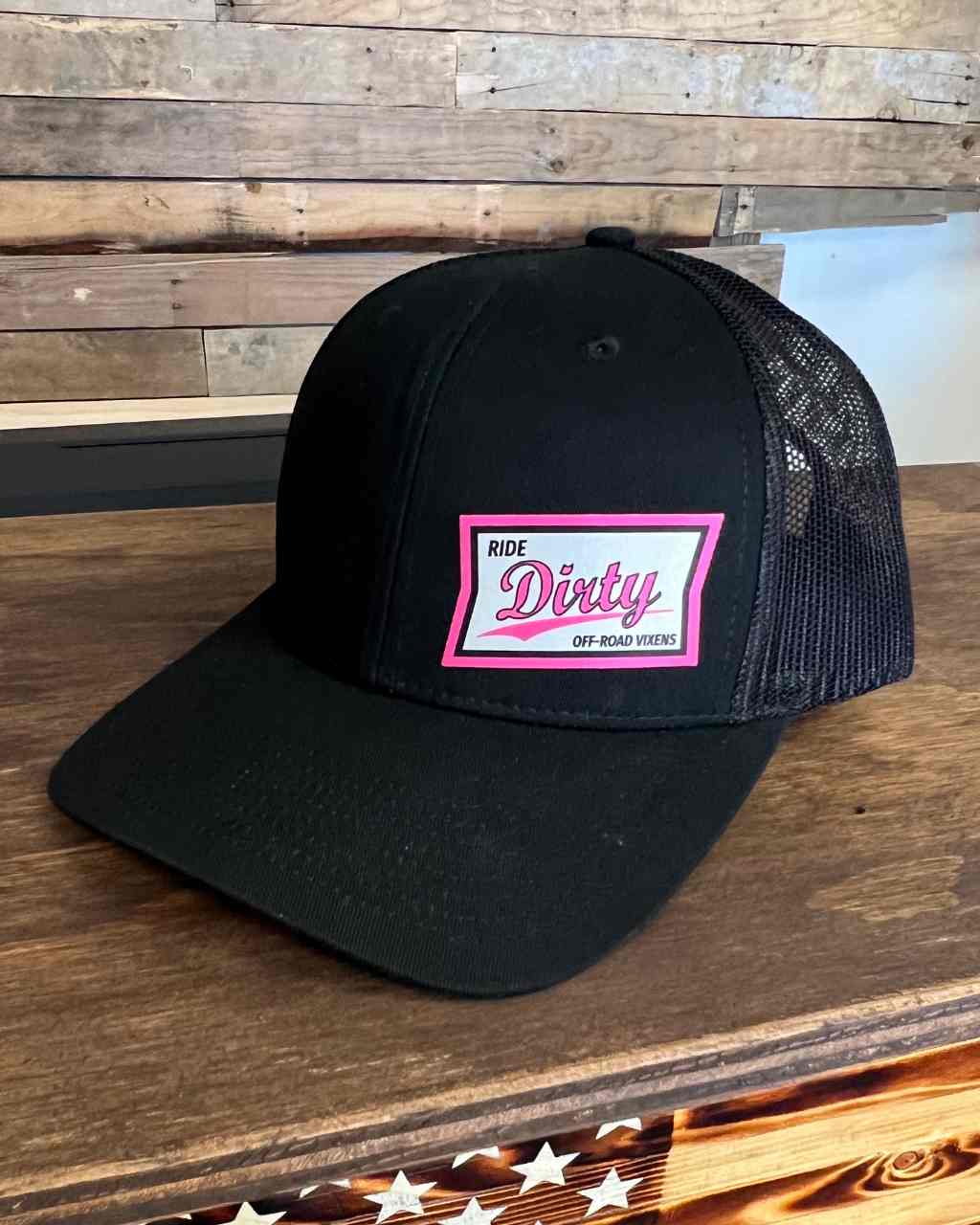 Photo of High Life Trucker Hat - Black by OFF-ROAD VIXENS CLOTHING CO. - Premium Apparel & Accessories for UTVs / Side by Sides