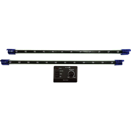 Photo of Mini Motion Strip Lights Twin Pack by Vision X Off-Road - Premium LED Light Whips & Rock Lights for UTVs / Side by Sides