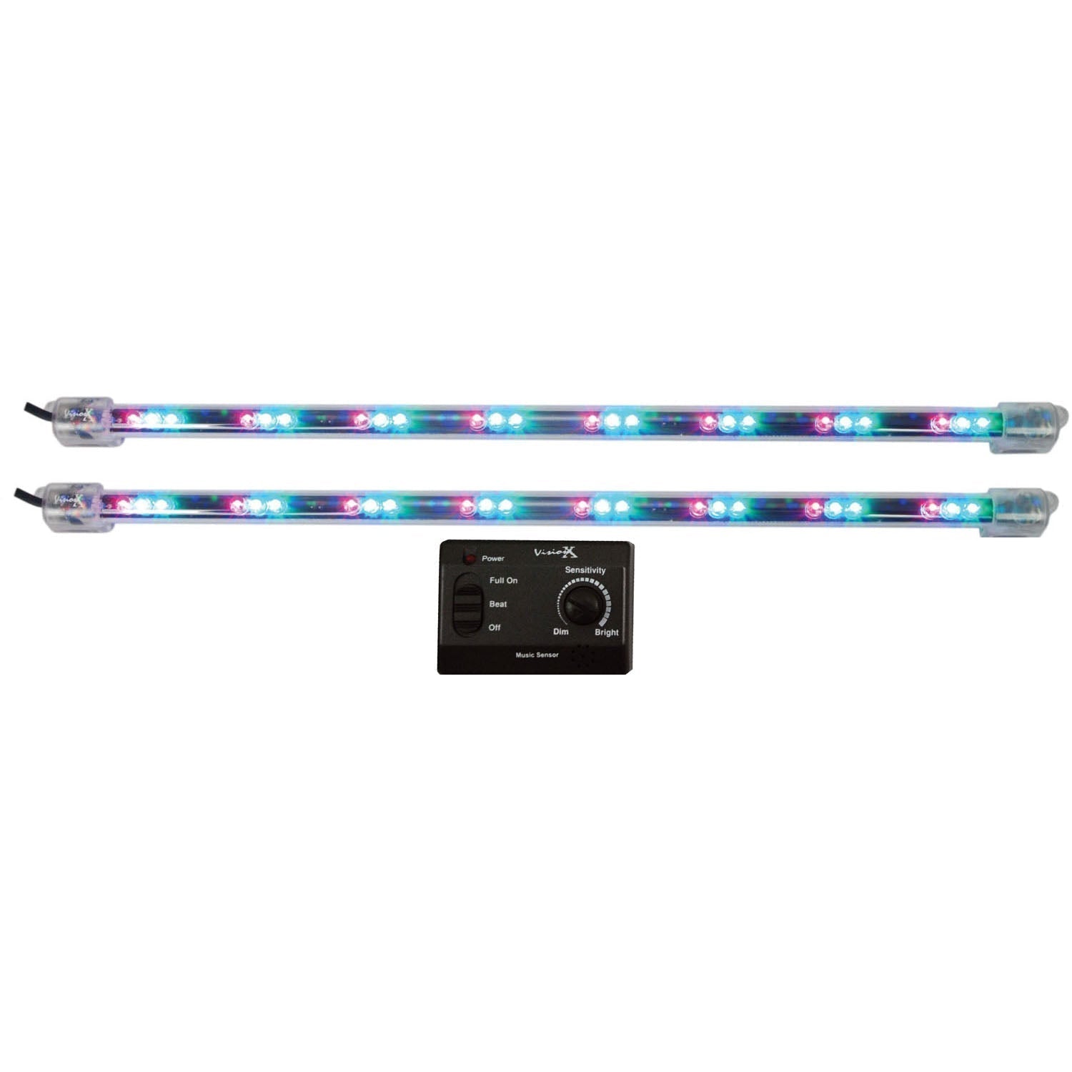 Photo of Mini Motion Strip Lights Twin Pack by Vision X Off-Road - Premium LED Light Whips & Rock Lights for UTVs / Side by Sides