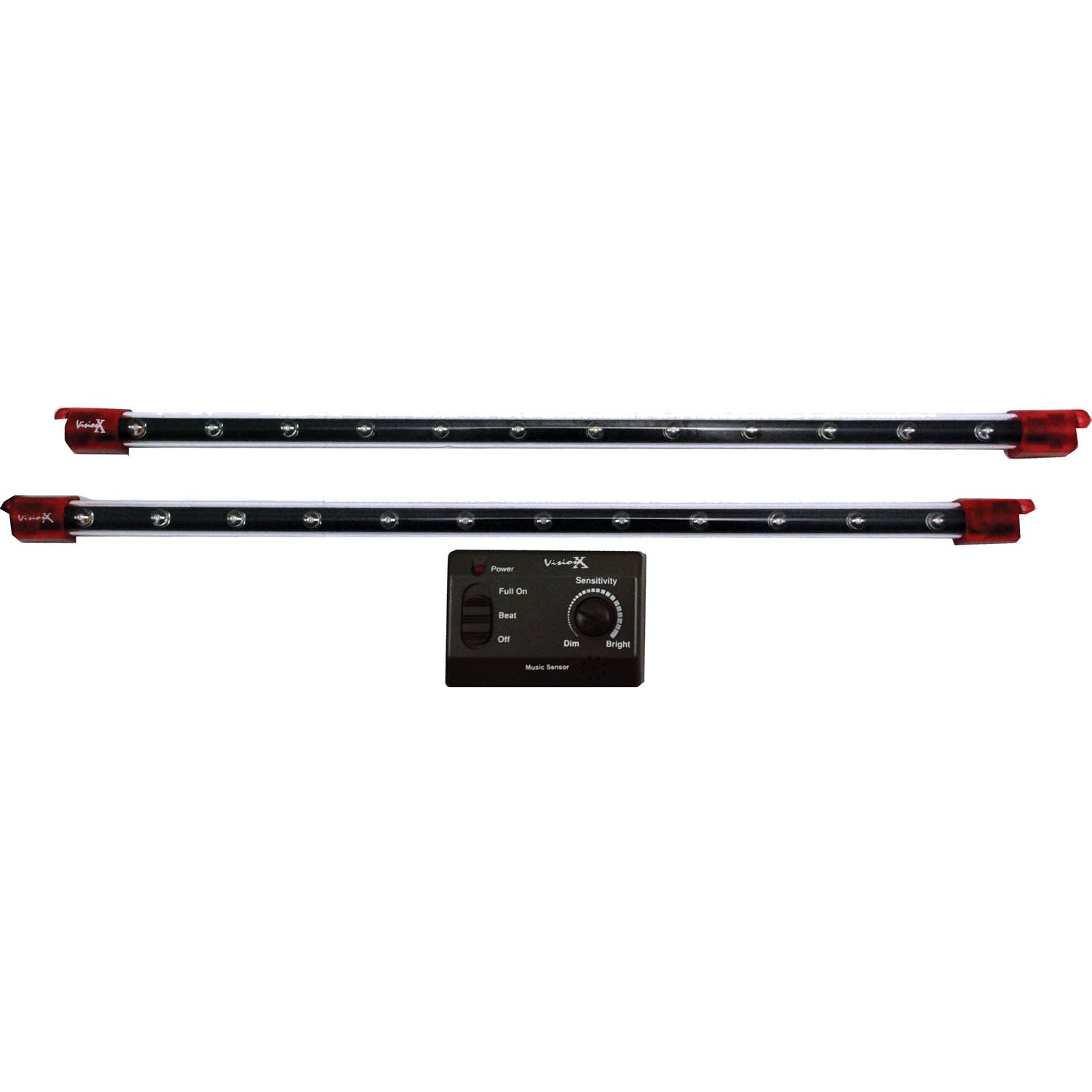 Photo of Mini Motion Strip Lights Twin Pack by Vision X Off-Road - Premium LED Light Whips & Rock Lights for UTVs / Side by Sides