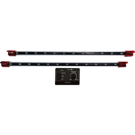 Photo of Mini Motion Strip Lights Twin Pack by Vision X Off-Road - Premium LED Light Whips & Rock Lights for UTVs / Side by Sides