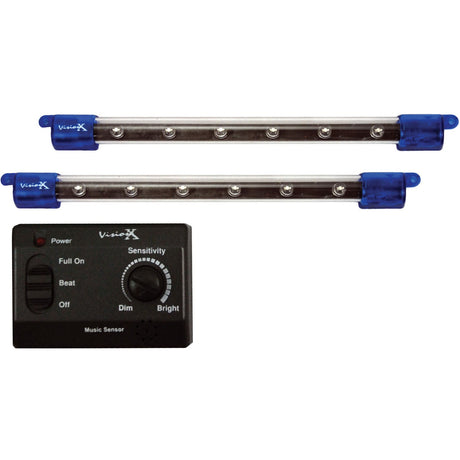 Photo of Mini Motion Strip Lights Twin Pack by Vision X Off-Road - Premium LED Light Whips & Rock Lights for UTVs / Side by Sides