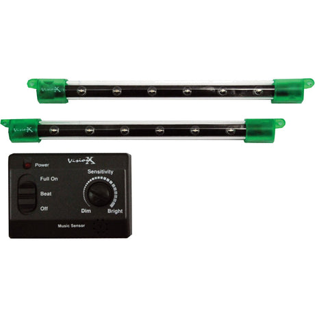 Photo of Mini Motion Strip Lights Twin Pack by Vision X Off-Road - Premium LED Light Whips & Rock Lights for UTVs / Side by Sides
