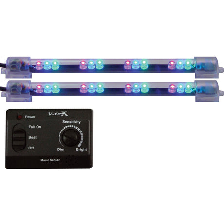 Photo of Mini Motion Strip Lights Twin Pack by Vision X Off-Road - Premium LED Light Whips & Rock Lights for UTVs / Side by Sides
