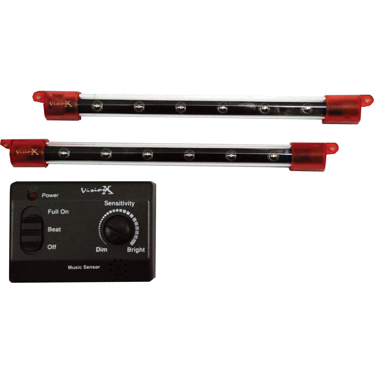 Photo of Mini Motion Strip Lights Twin Pack by Vision X Off-Road - Premium LED Light Whips & Rock Lights for UTVs / Side by Sides