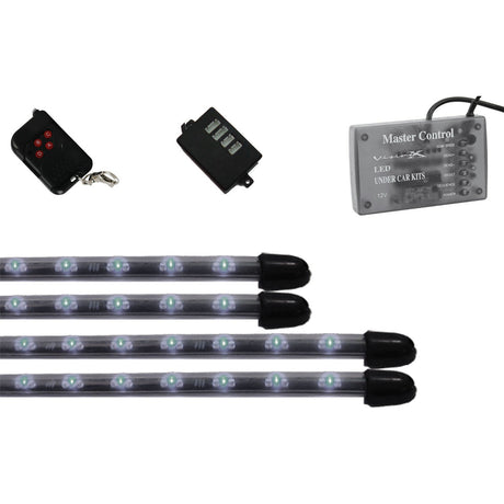 Photo of Flex Motion Strip Lights Undercarriage Kit by Vision X Off-Road - Premium LED Light Whips & Rock Lights for UTVs / Side by Sides