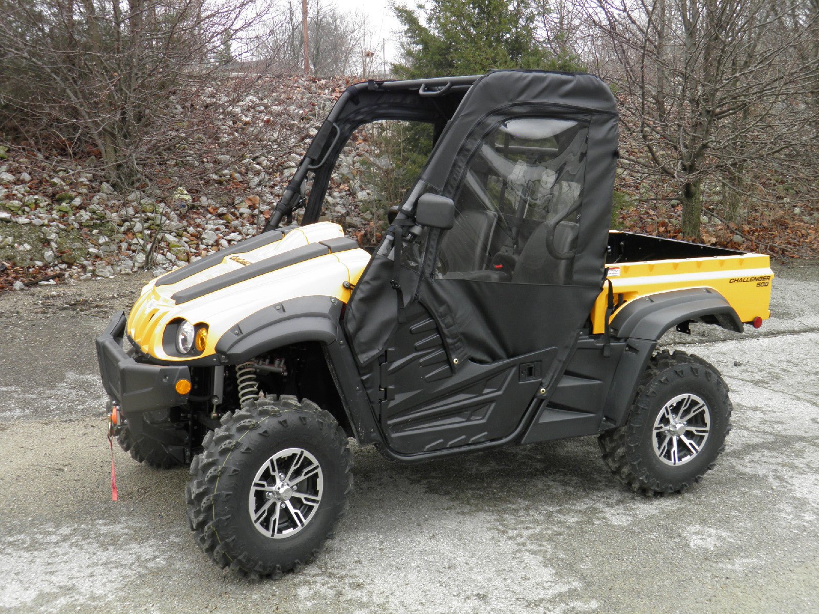Photo of HiSun 500/700 - Door/Rear Window Combo (Half Doors) by 3 Star UTV - Premium Enclosures for UTVs / Side by Sides