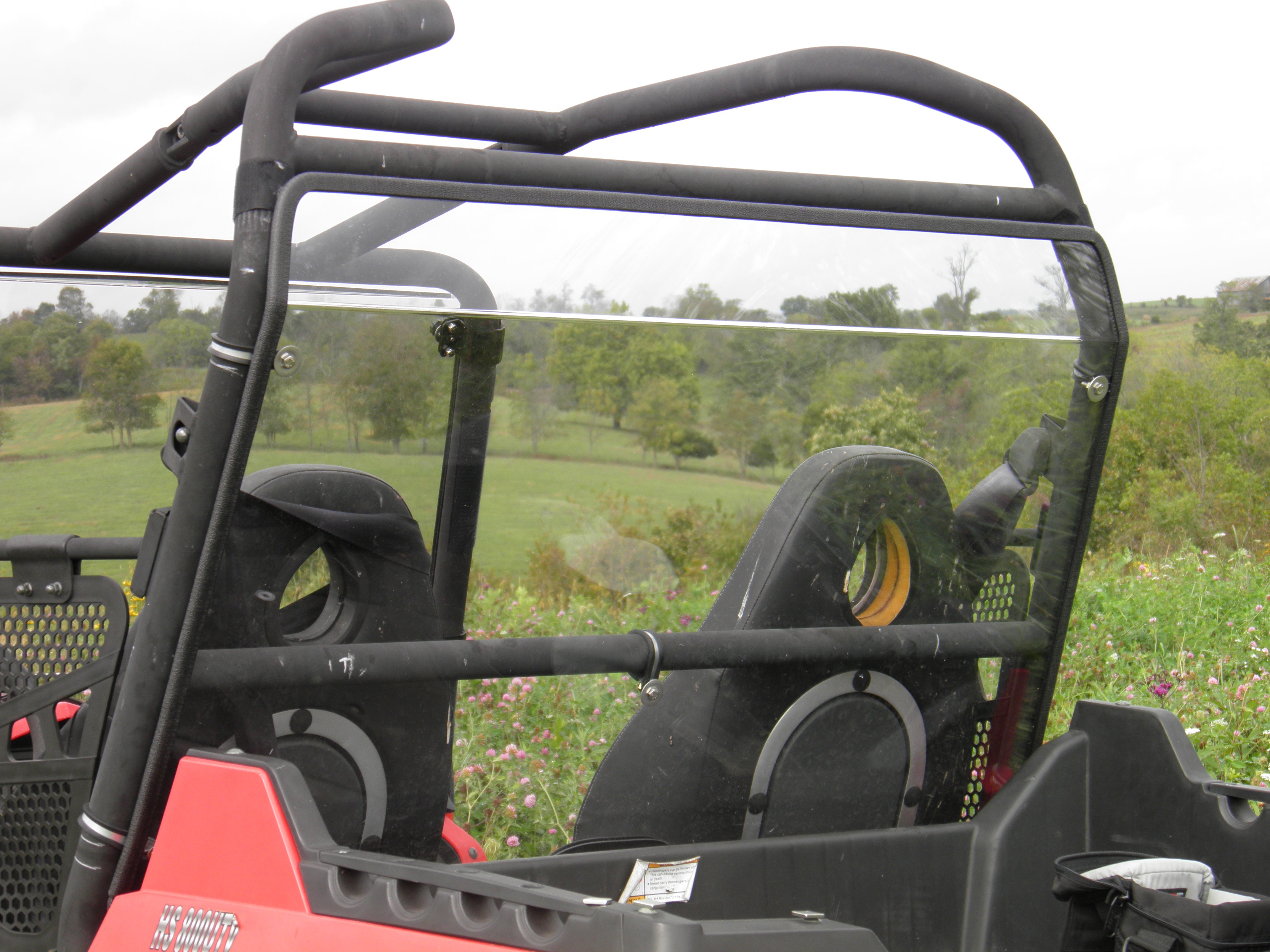 Photo of HiSun 800 - 1 Pc Lexan Back Panel w/Vent Option by 3 Star UTV - Premium Windshields for UTVs / Side by Sides