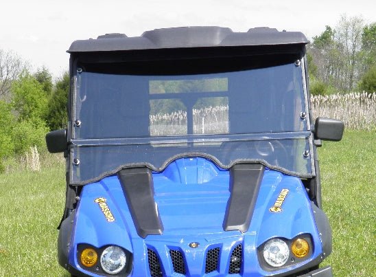Photo of HiSun HS 750 Crew/Axis 750 Crew - 2 Pc Windshield with Vent, Clamp, and Hard Coat Options by 3 Star UTV - Premium Windshields for UTVs / Side by Sides