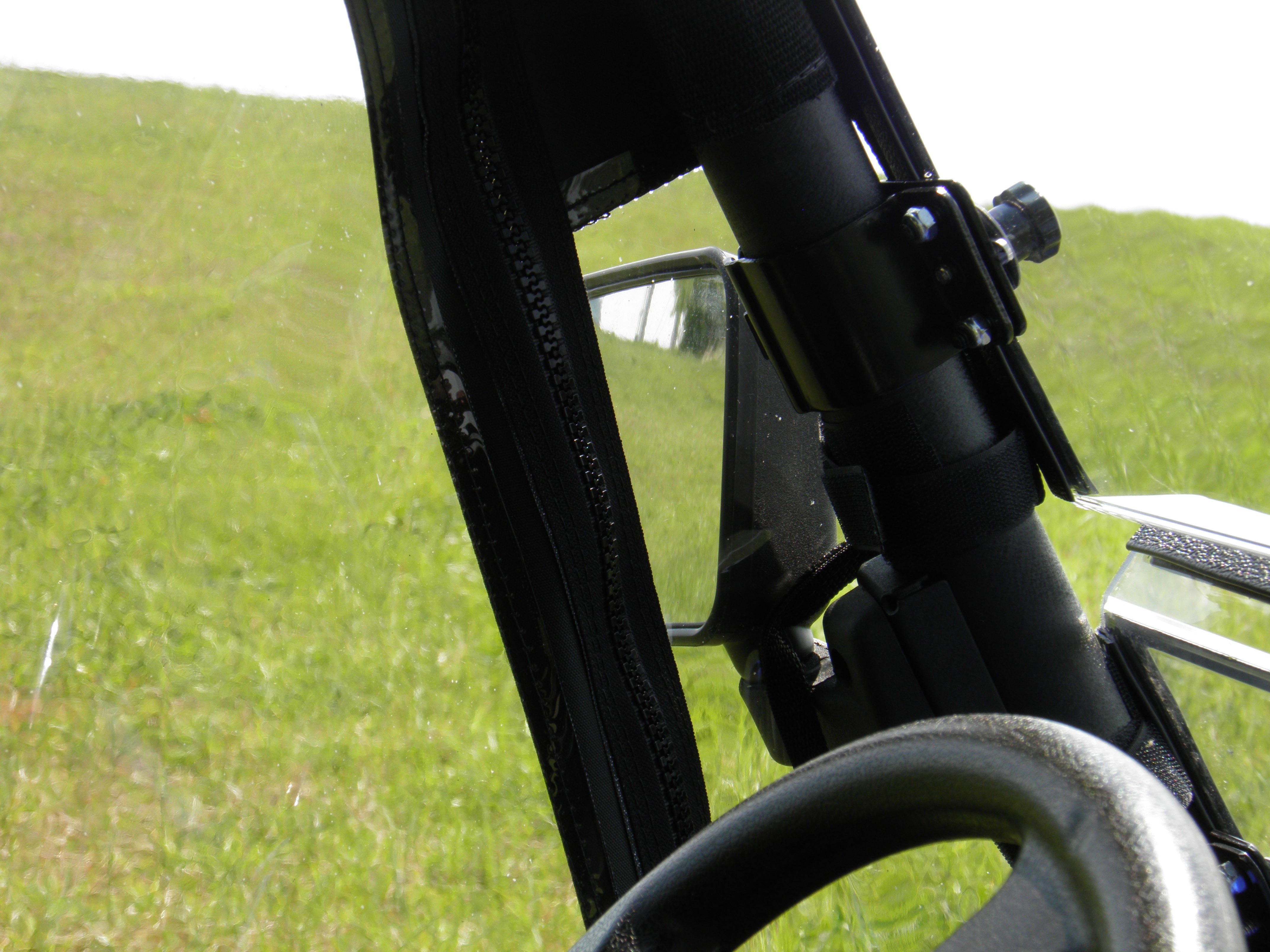 Photo of HiSun HS 750 Crew/Axis 750 Crew - 2 Pc Windshield with Vent, Clamp, and Hard Coat Options by 3 Star UTV - Premium Windshields for UTVs / Side by Sides