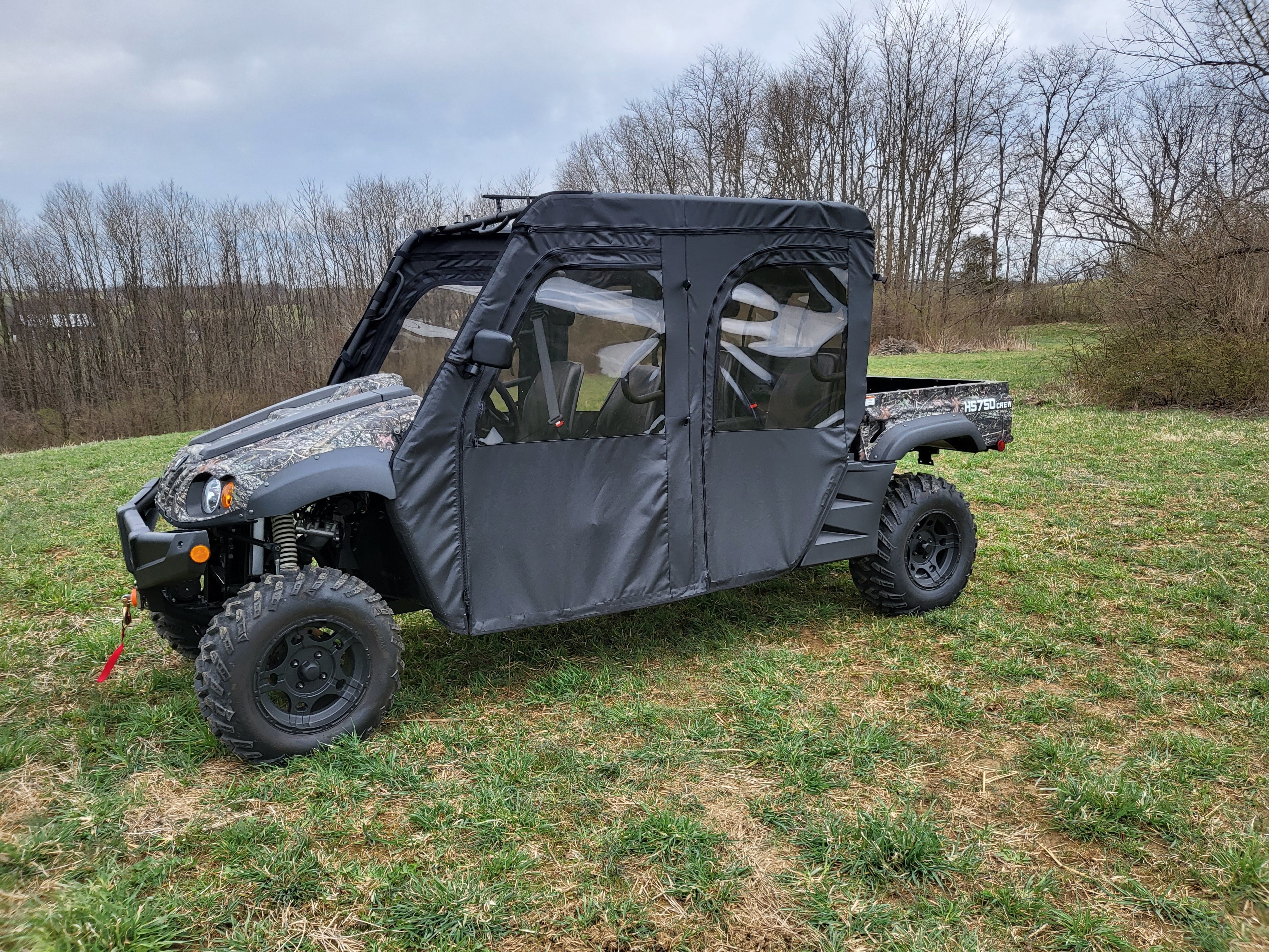 Photo of HiSun HS 750 Crew/Axis 750 Crew - Door/Rear Window Combo by 3 Star UTV - Premium Enclosures for UTVs / Side by Sides