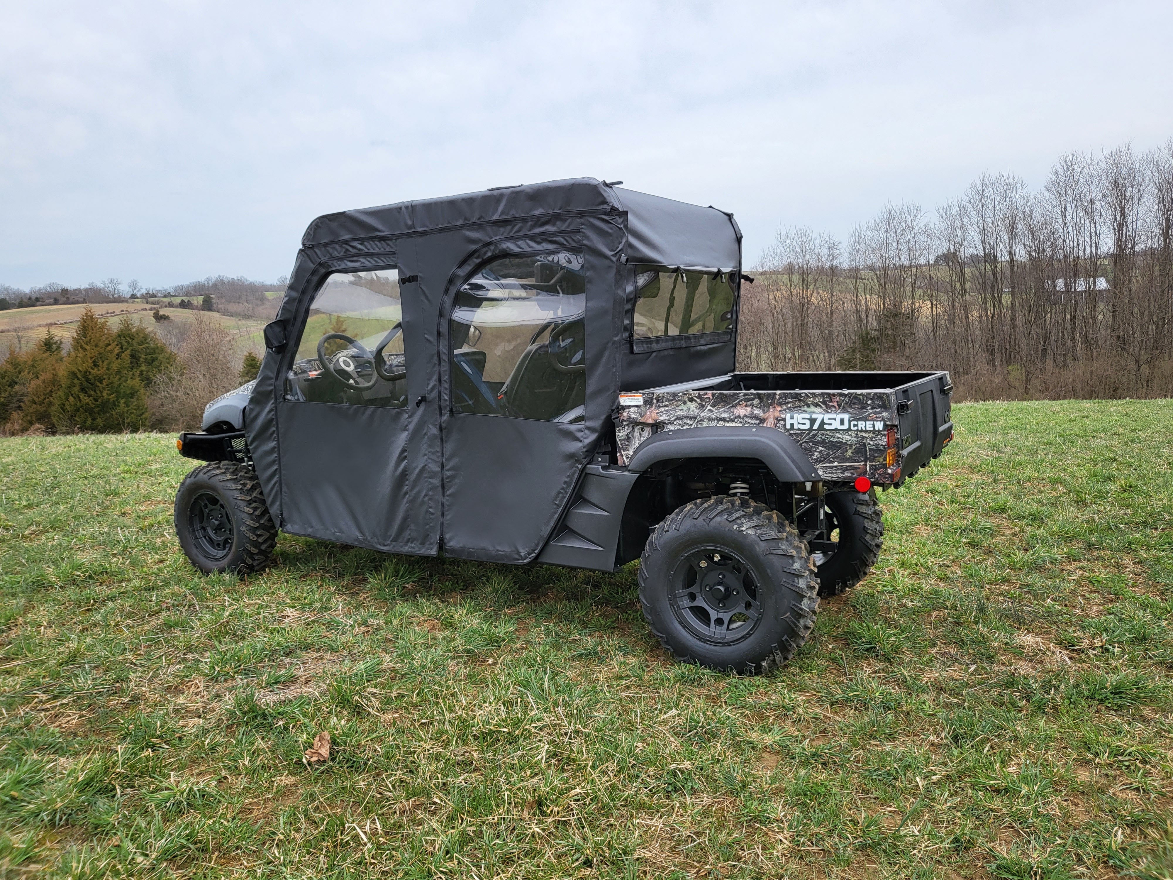 Photo of HiSun HS 750 Crew/Axis 750 Crew - Door/Rear Window Combo by 3 Star UTV - Premium Enclosures for UTVs / Side by Sides